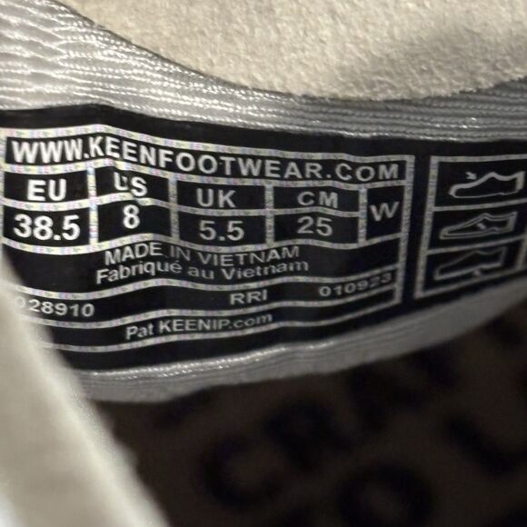 Keen Womens Size 8 Zionic Speed Hiking Shoes Sneakers Birch Granite Green New - Picture 8 of 8